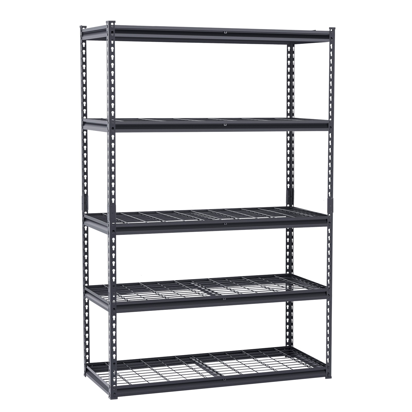Storage Shelves 5 Tier Adjustable Heavy Duty Garage Shelving Units 3000 Lbs_voghion.com